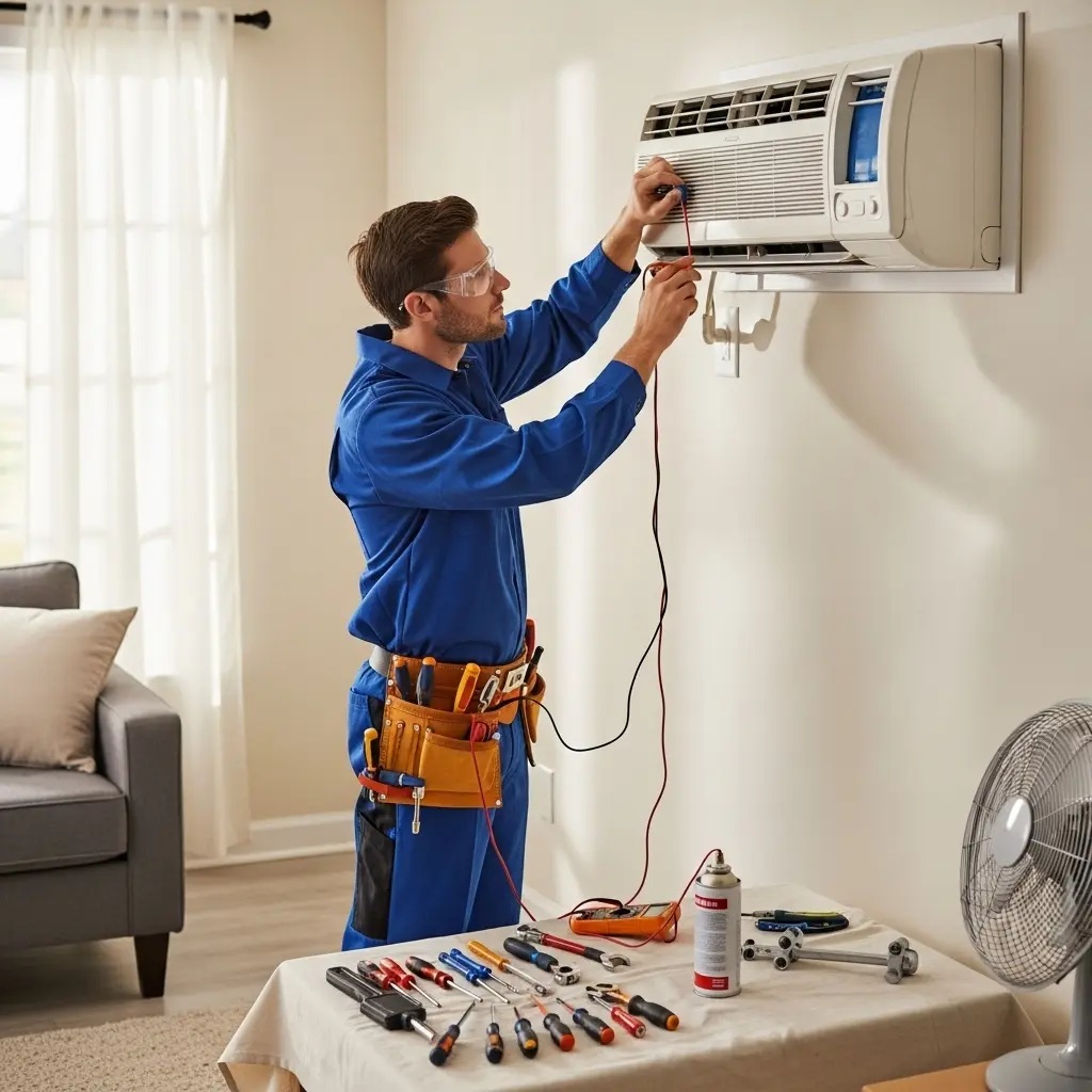 Kırkağaç Electrolux Electrolux klima gaz dolumu ve bakım – Enerji verimliliği artırıldı. - Teknik servis örneği
